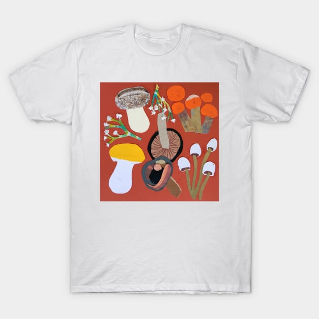 Wild Mushrooms T-Shirt by Salty Siren Studios